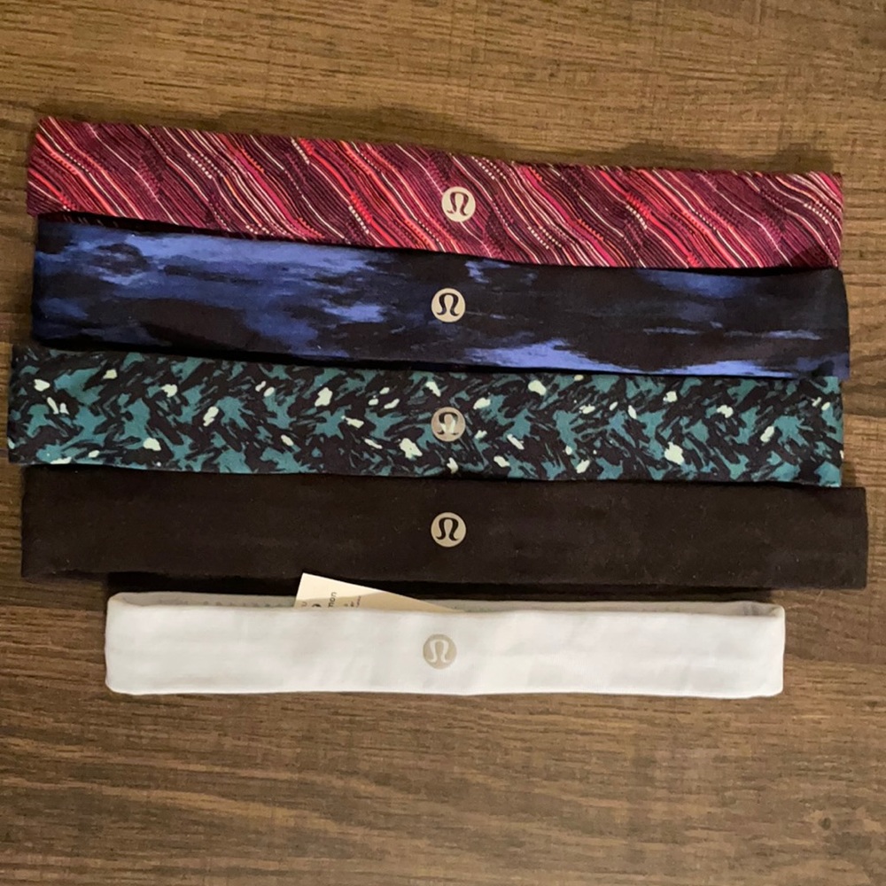 Bundle of 5 Lululemon headbands